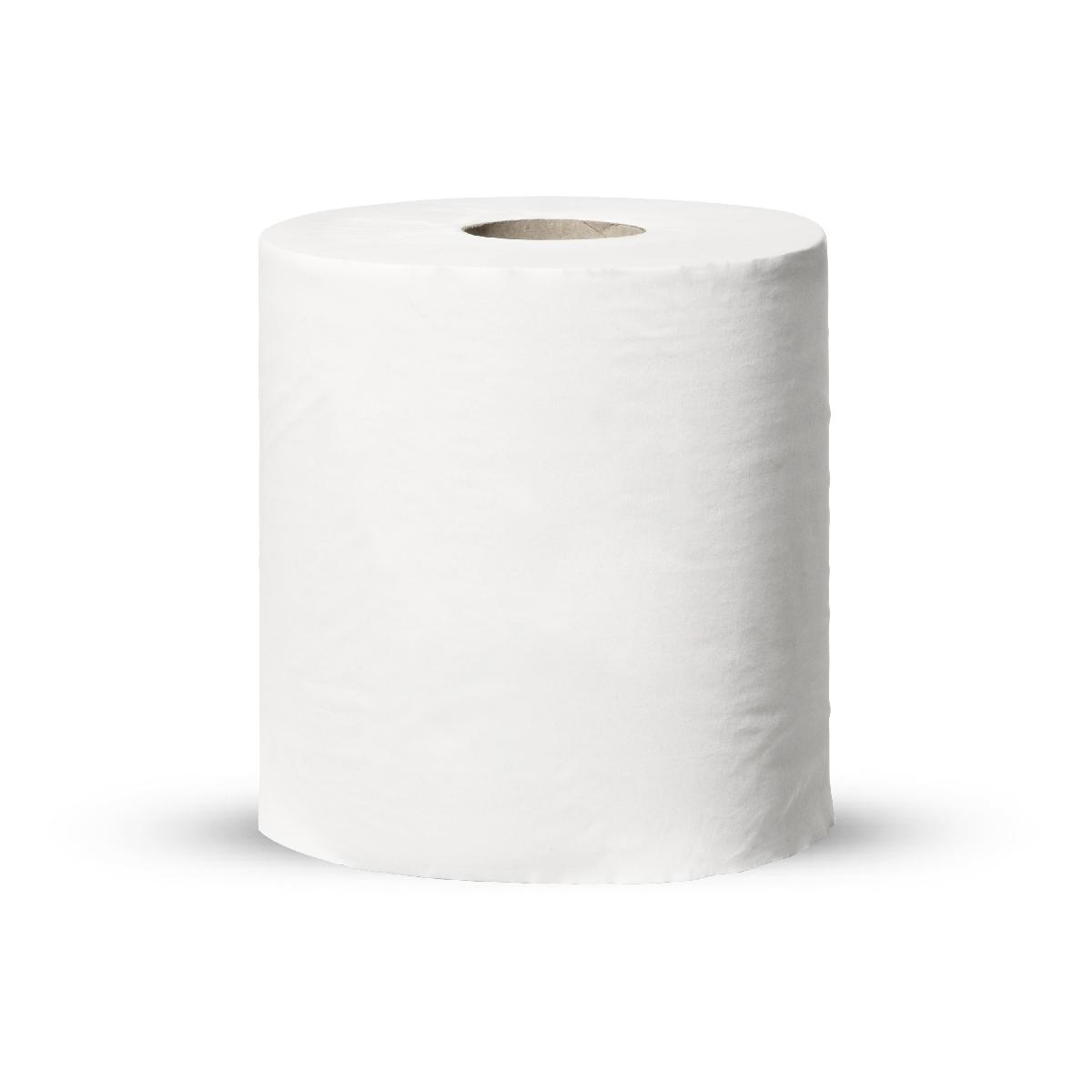 Бумажные полотенца 1-сл в рулоне с центральной вытяжкой 300м Lime - 1 СОРТ M2 арт.20.300 (6)