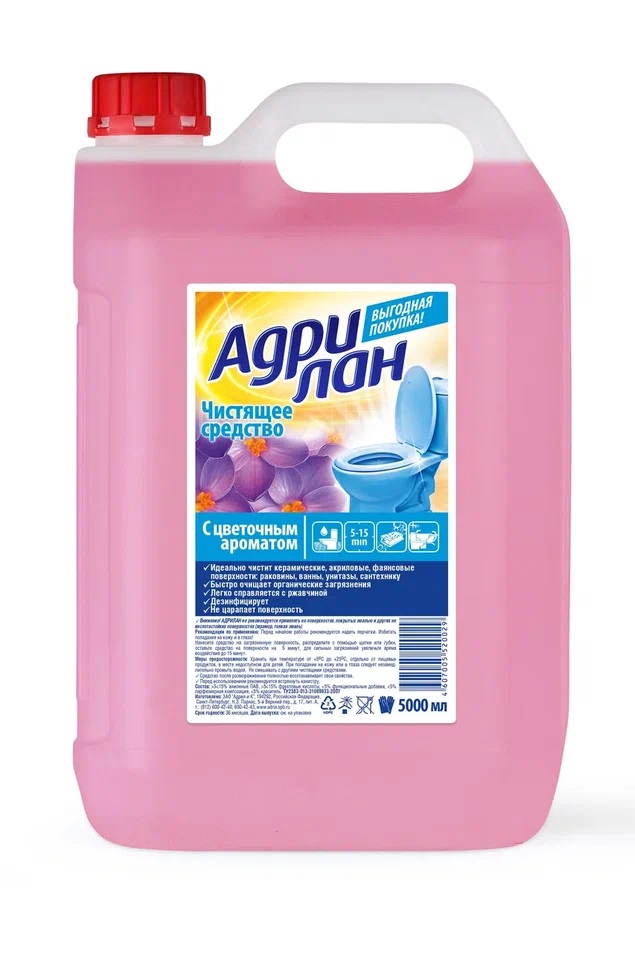 Чистящее ср-во для сантехники "Адрилан" 5л (3)