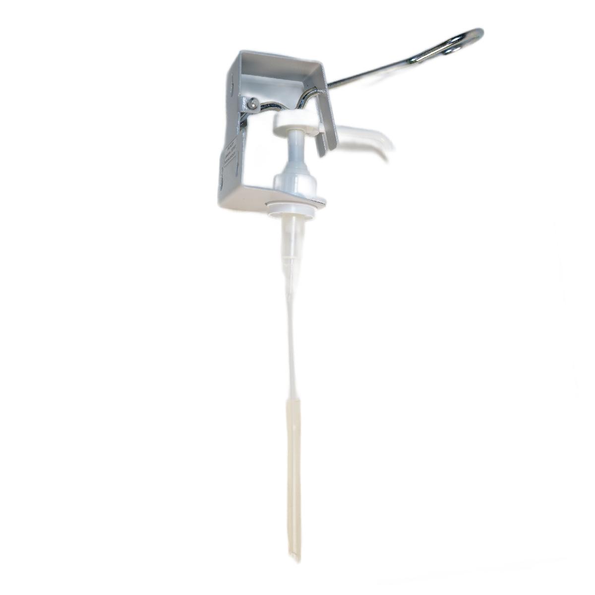 Держатель (диспенсер) для флакона дозирующий 1л с рычагом