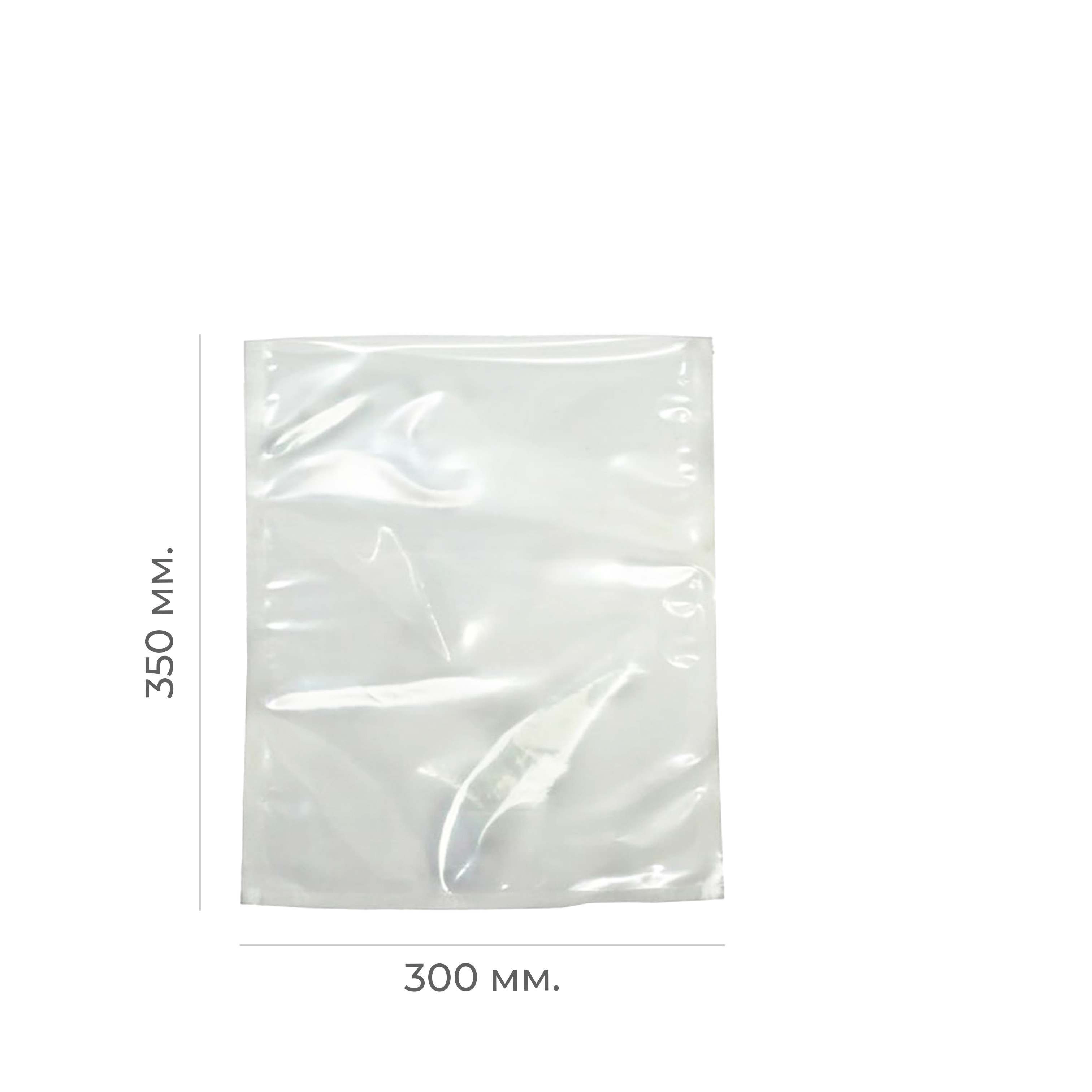 Пакет для вакуумной машины 250*300мм ПЭТ/ПЭ 60мкм (100/2500)