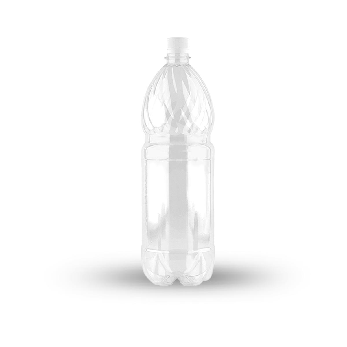 Бутылка ПЭТ 1,5л прозрачная 28мм с крышкой (60)
