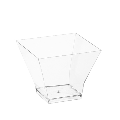 Чашка фуршетная Пагода 90 мл прозрачная 62*62*50мм 5030П (25/500)