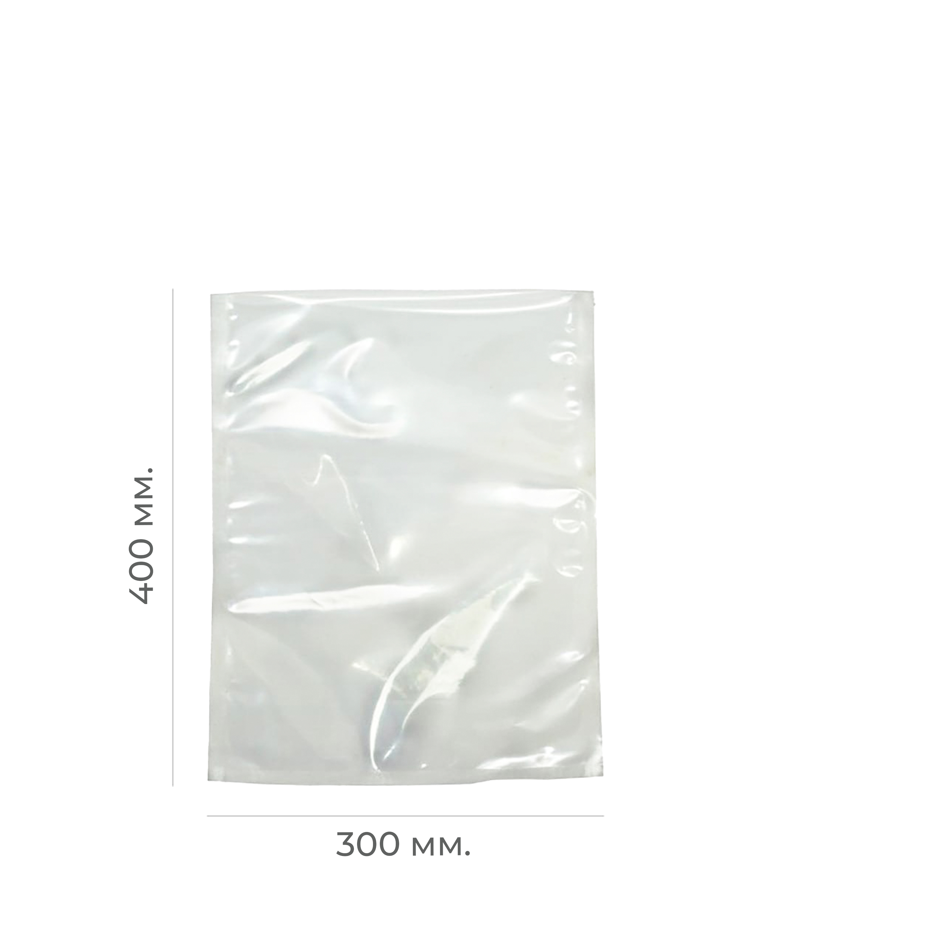Пакет для вакуумной машины 300*400мм ПЭТ/ПЭ 60мкм (100/1400)