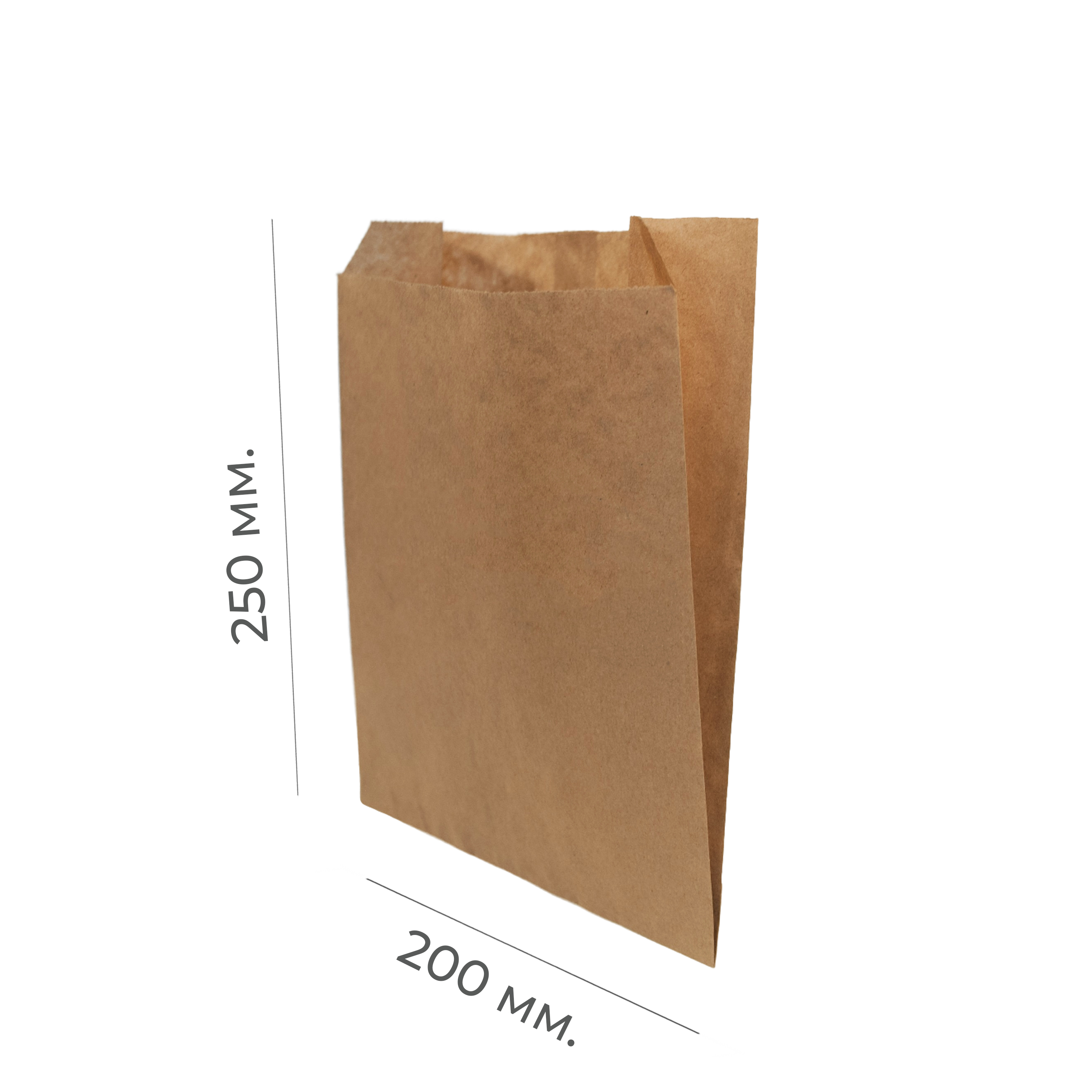 Крафт-пакет V-образный 200×90×250мм 4903 (100/1500)