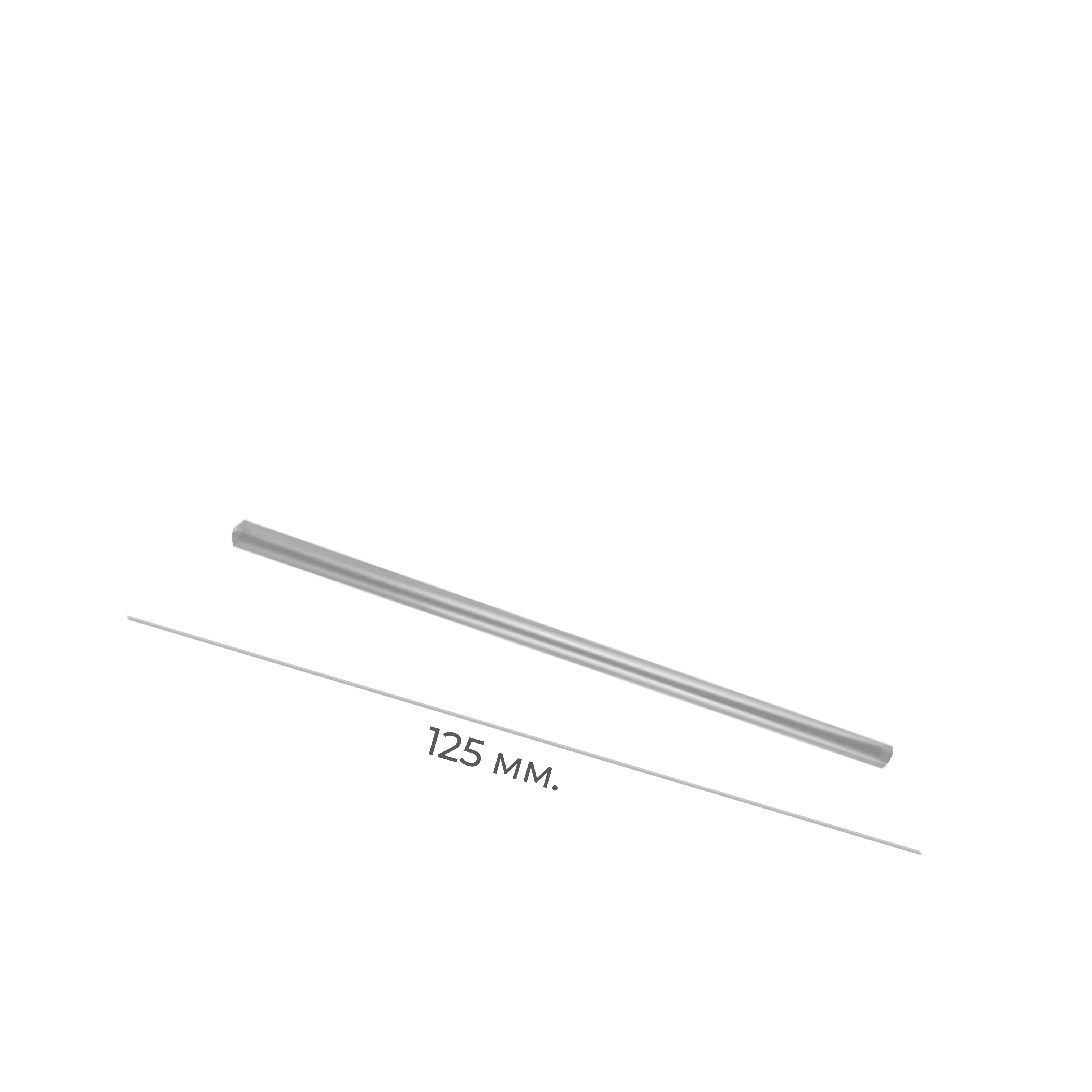Трубочки без изгиба мини d5мм L125мм прозрачные 400шт (50)