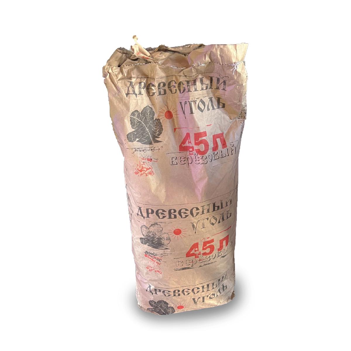 Уголь древесный 45л