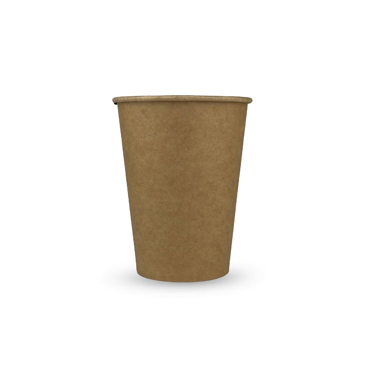 Стакан картонный 300мл Крафт d=90 Ф (50/1000)