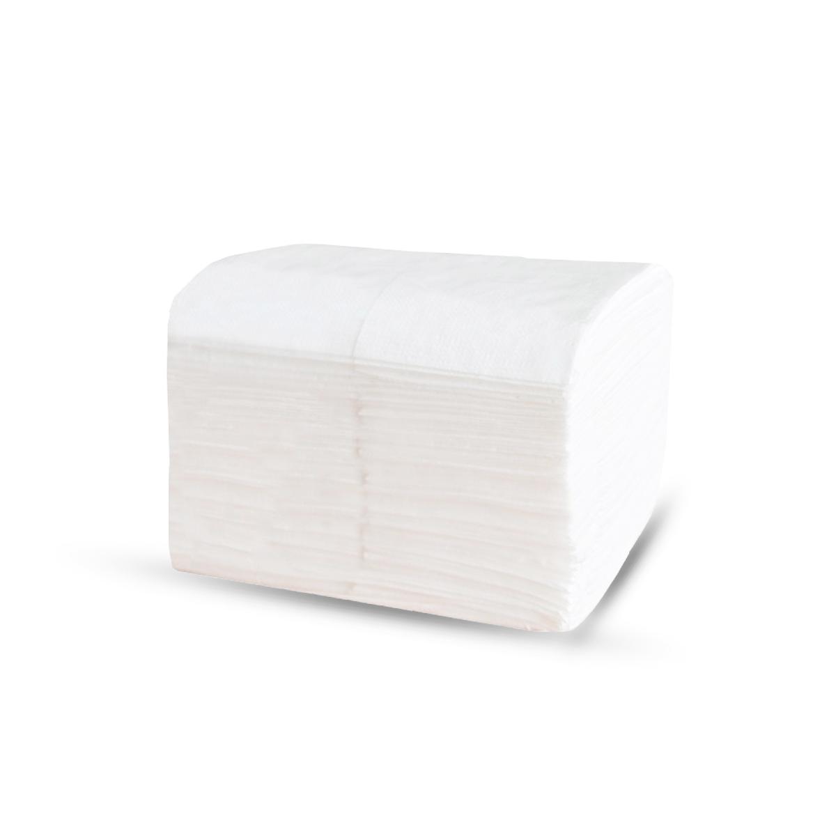 Салфетки бумажные для диспенсера 1-слойные 18×16 "Lime" 150шт белые N2 арт.247150 (48)