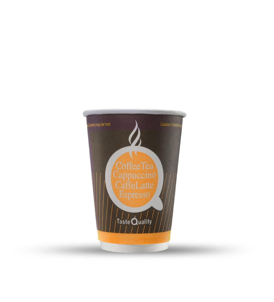 Стакан картонный 2-сл. 300мл "taste quality" d=90 (25/400)