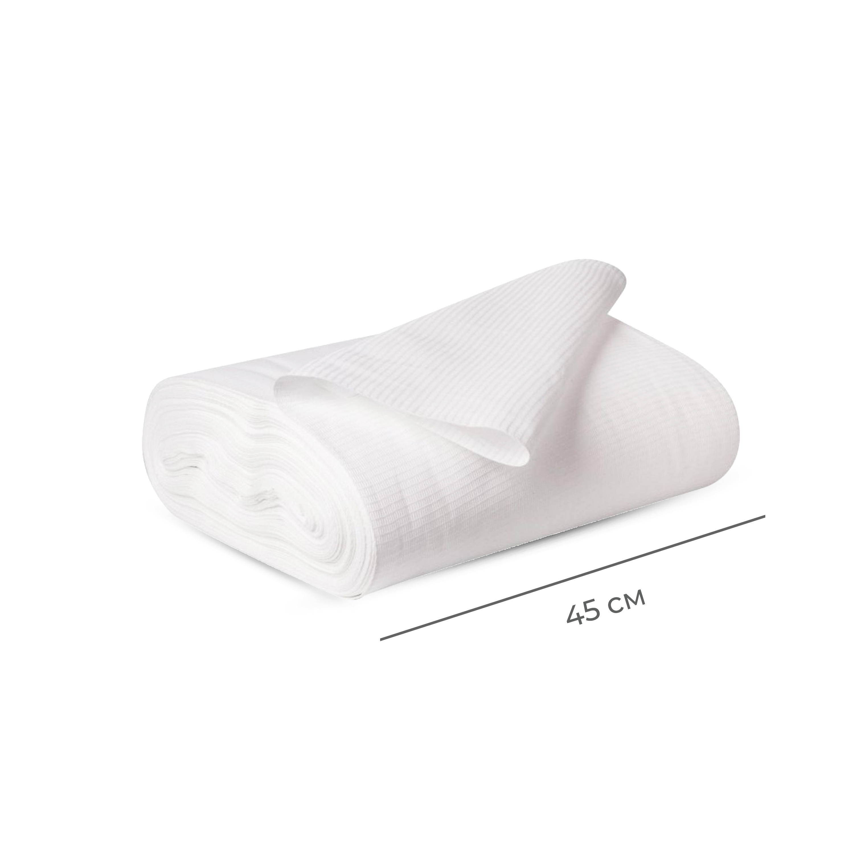 Полотно вафельное в рулоне 45см*60м 150г/м2 обр. край арт. 4579-140 (7)