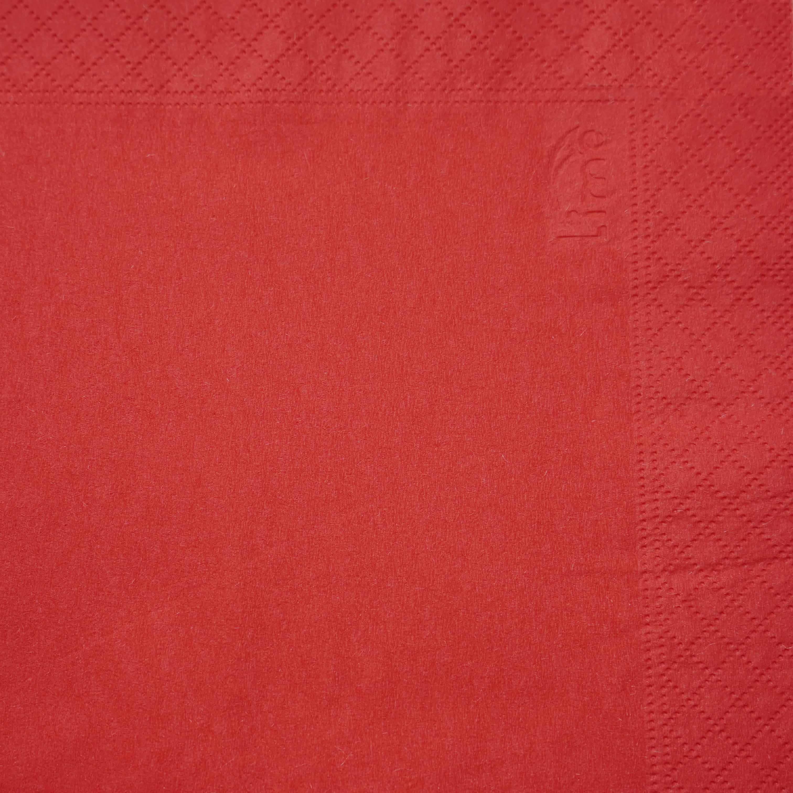 Салфетки бумажные 2-слойные 33×33см 125шт красные "Lime" 740700 (16)