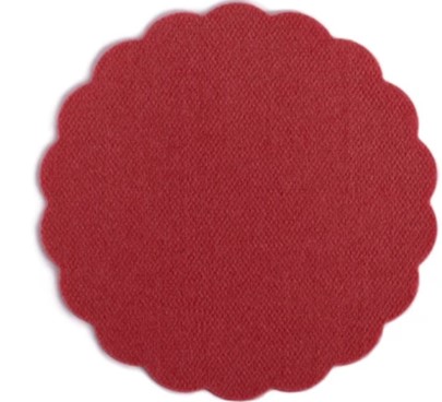 Костеры премиум 9см Airlaid (Duni) бордовые 1000шт 55194 (9)