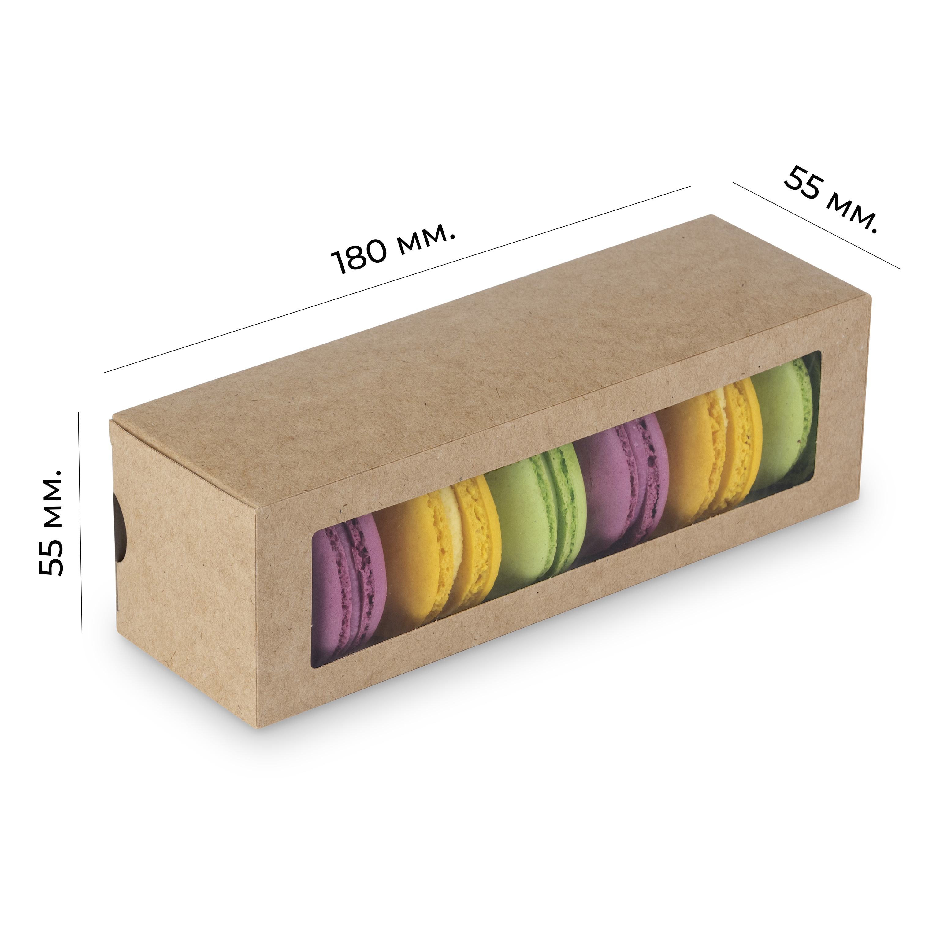 Контейнер картонный для макарони MB6 180*55*55 OSQ (50/300)