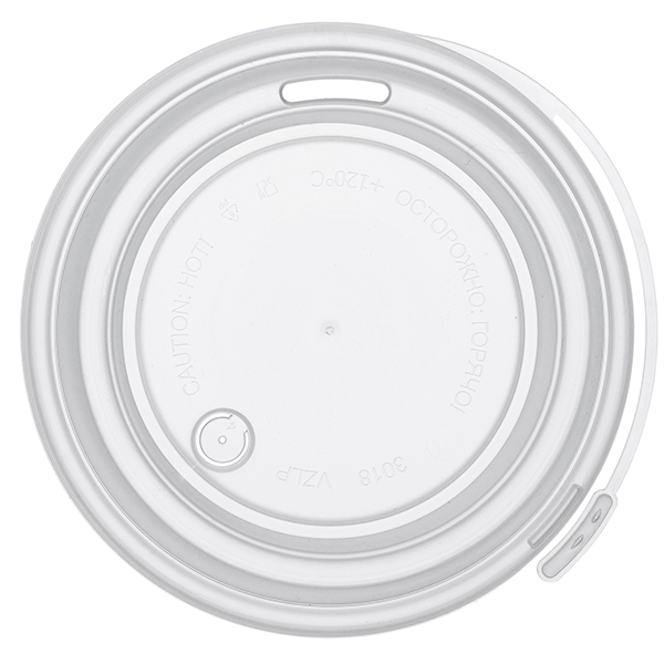 Крышка пластиковая d=90 прозрачная тип И арт.3018П (50/1000)