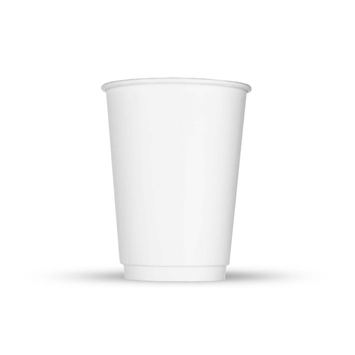 Стакан картонный 2-сл. 300мл белый Е d=90 (25/400)