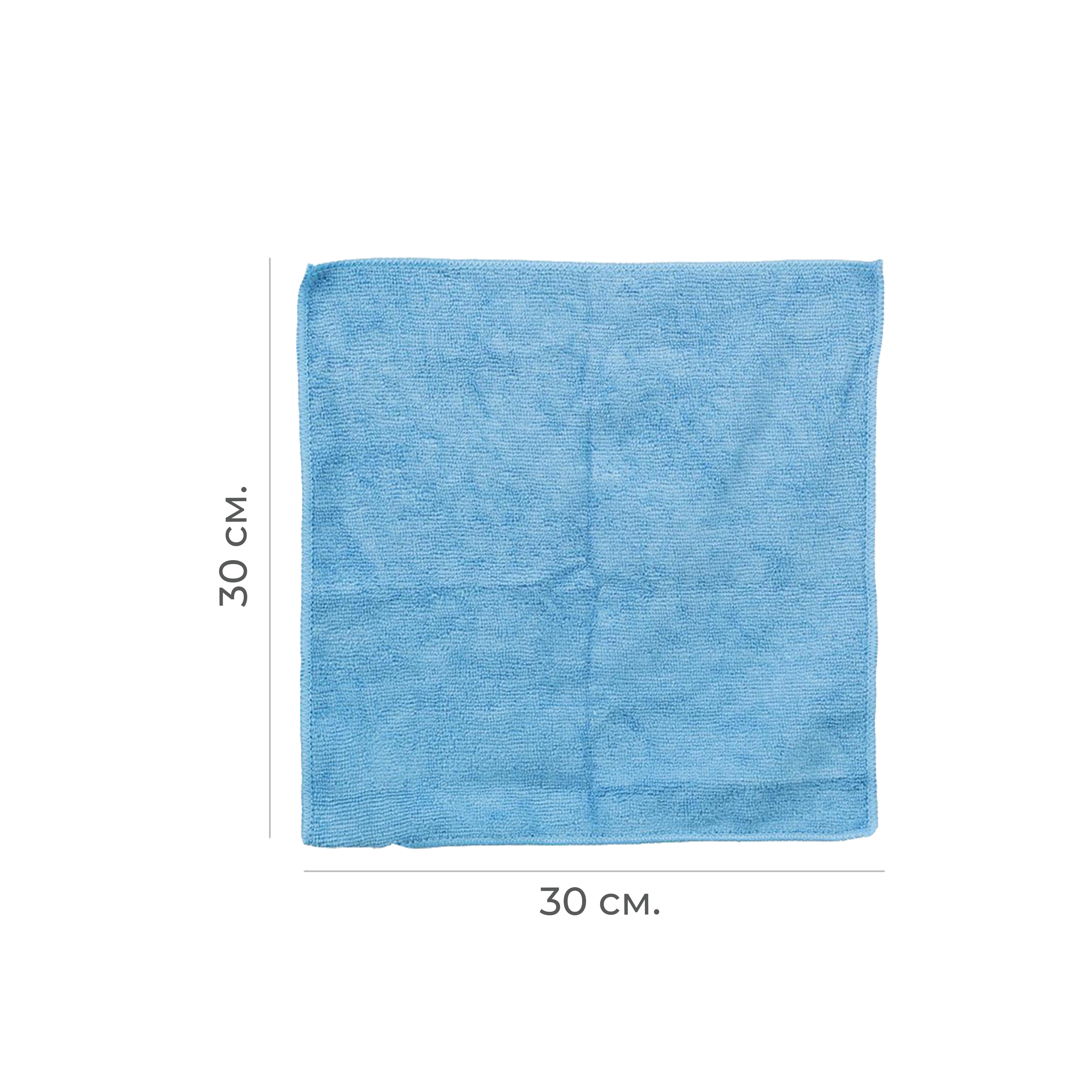 Салфетка из микрофибры в инд уп 30*30 220гр ЕМ (100)