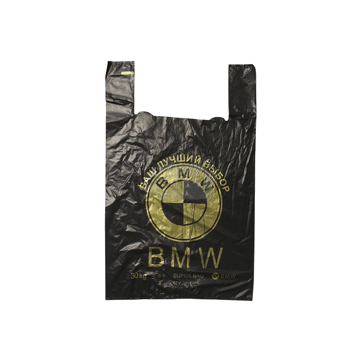 Пакет-майка "WWW" черный 42*65см 30мк (100/1000)