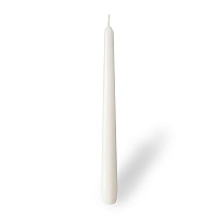 Свеча коническая d22мм h250мм белая (60)