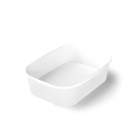 Контейнер картонный без крышки CASE BOWL 660мл белый 170*120*51мм OSQ (45/405)