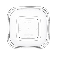 Крышка 126*126*5мм прозрачная PP 1292П (50/500)