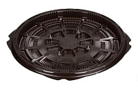 Дно для торта шипованное коричневое УК-296Н 200мм (10/200)