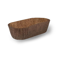 Тарталетки бумажные овальные коричневые 30*65*23мм (1000/10000)