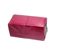 Салфетки бумажные 2-слойные 24×24см 250шт бордовые "BigPack" (18)