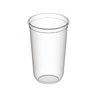 Стакан пластиковый 500мл d=90 с U-дном Bubble Cup  прозрачный глянцевый PP 1031ГП (384)