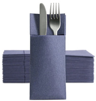 Конверты премиум бумажный 32*38см S.Point (Duni) синий 50шт 52179 (25)