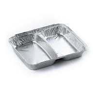 Форма алюминиевая прямоугольная 2-секц. 225*175в 200*150н h30 1050мл "R80L" (М) (100/400)