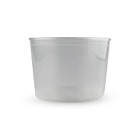 Контейнер круглый d110мм 500мл супница прозрачный PP (50/400)