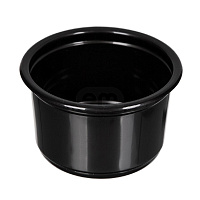 Контейнер круглый СПК115 d115мм 500мл h82.6мм черный PP (50/500)