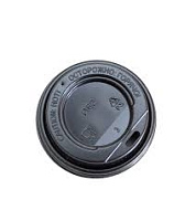 Крышка пластиковая d=62 черная ПР TLS (100/1000)