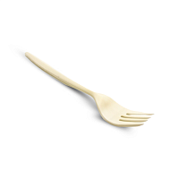 Вилка из кукурузного крахмала бежевая 150мм 4036беж (50/1000)