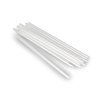 Трубочки без изгиба d5мм L210мм прозрачные 1000шт (12)