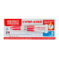 Супер-клей "Секунда" 3г на блистере (12)