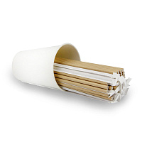 Трубочки бумажные в инд.уп  195*6мм "Крафт" 150шт