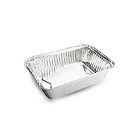 Форма алюминиевая прямоугольная 218*156в 180*118н h38 880мл R1L (М) (50/600)