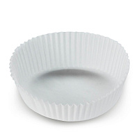 Тарталетки бумажные круглые белые 70*25мм (1000/12000)