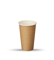Стакан картонный 500мл Крафт d=90 (40/640)