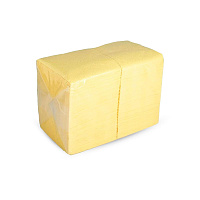 Салфетки бумажные 1-слойные 24×24см 400шт лимонные "BigPack" (15)
