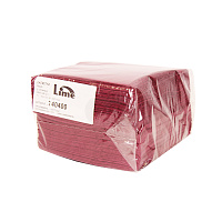 Салфетки бумажные 2-слойные 33×33см 125шт бордовые "Lime" 740400 (16)