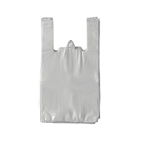 Пакет-майка без печати белый 30*55см 14мк (100/2000)