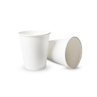 Стакан картонный 2-сл. 300мл белый d=90 (25/500)
