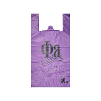 Пакет-майка "Фа" фиолетовый 30*55см 21мк (100/1000)