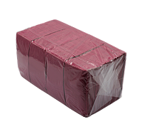 Салфетки бумажные 2-слойные 24×24см 230шт бордовые "BigPack" 1/8 сложение (18)