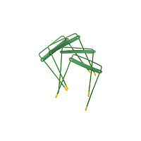 Механизм для скоросшивателя разъемный металл/пластик зеленый Attache 10шт в уп