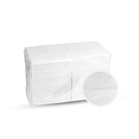 Салфетки бумажные 1-слойные 24×24см 400шт белые "BigPack" (18)