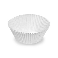 Тарталетки бумажные круглые белые 80*20мм (7000)