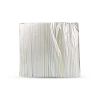 Трубочки без изгиба d8мм L240мм белые утолщённые 250шт (23)